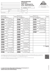 Auftrag Lieferschein Erden 2025